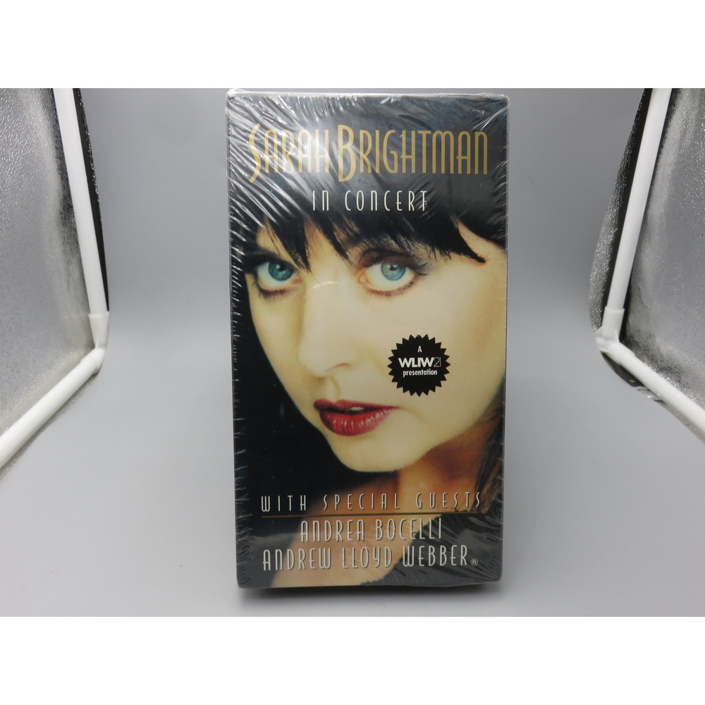 Sarah Brightman In Concert Royal Albert Hall VHS Andrea Bocelli Sealed 021051